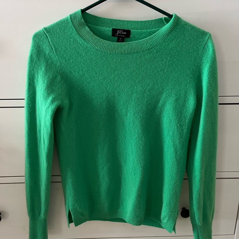 J. Crew Cashmere Classic Fit Everyday Crewneck Sweater
